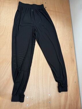 American Apparel Black Track Jogger Pants